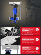 1.5-3 Ton Floor Jack Wall Mount, Aluminum Low Profile Jack Holder