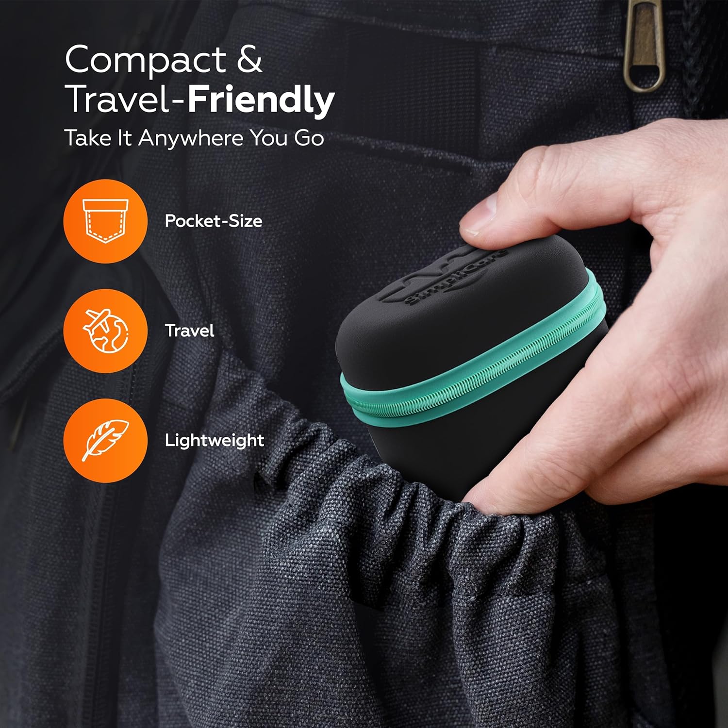 Fingertip Pulse Oximeter, Blood Oxygen Monitor SpO2 O2 Sensor & Heart Rate Monitor, Pulse Ox with PI &