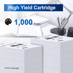 Compatible 48a CF248a Toner Cartridge for HP, Black, 4-Pack