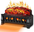 21" Electric Fireplace Insert — Realistic 3D Flame, 750W/1500W Heat, Remote Control, Timer & Safe Overheat Protection