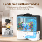 Touchless Vacuum Dustpan 27,000Pa Suction 7L Large Dustbin Auto/Manual Mode