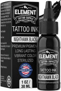 Nighthawk Black Tattoo Ink 1 oz