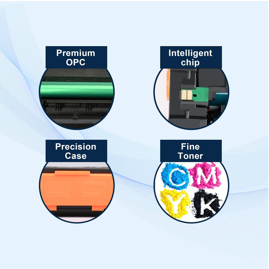 TN-227BK/C/M/Y High Yield Toner Cartridge Replacement for Brother TN227