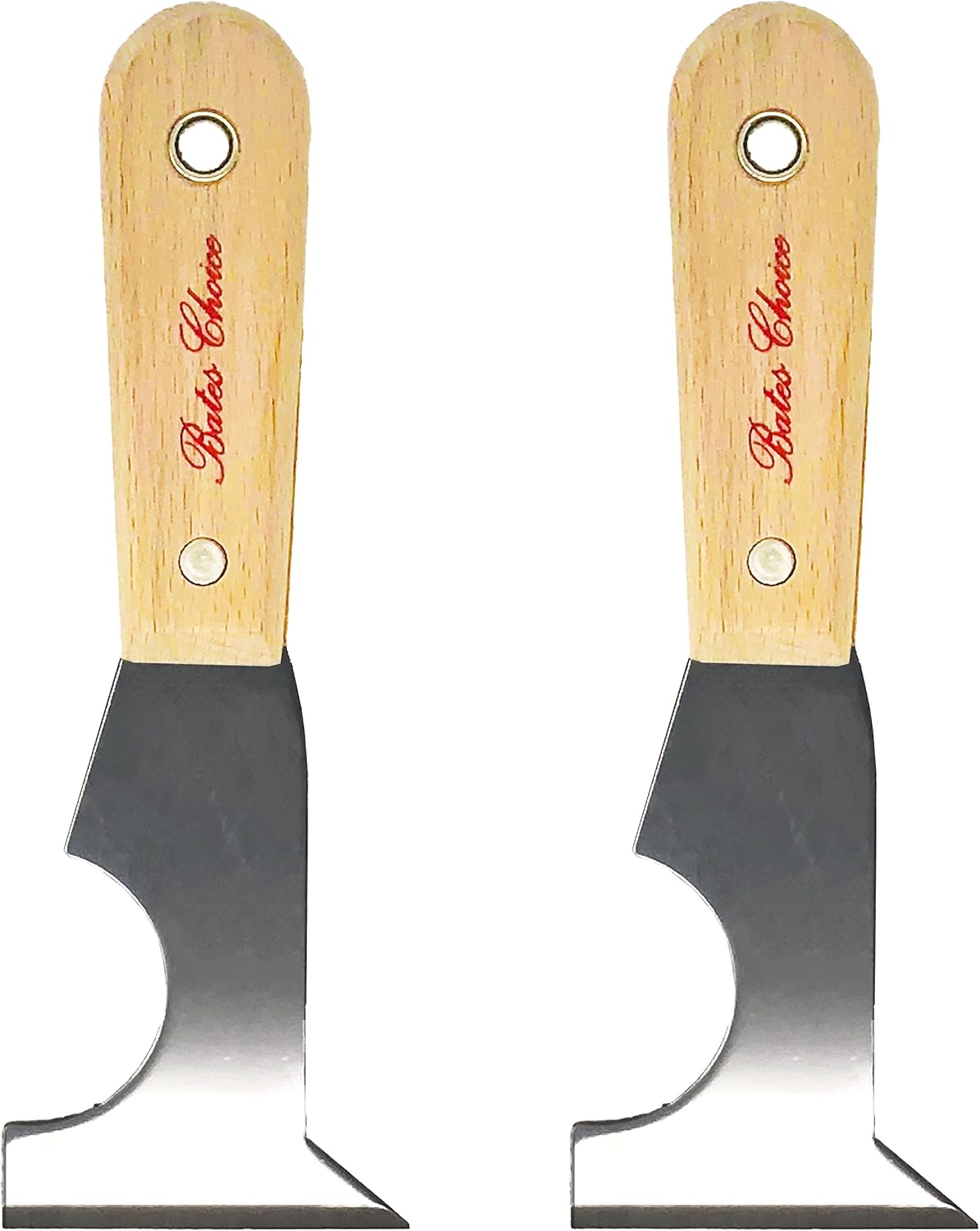 Bates- Paint Scraper, Taping knife, Pack of 2 Putty Knife Scraper, Scraper, 5 in 1 tools, Spackle Knife, Caulk