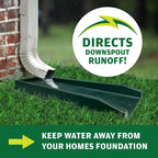 Splash Block, Decorative Gutter Downspout Extensions, Splashguard, Foundation Water Diverter, Rain Gutter Guard