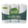 100% Recycled Paper Towels, 2 Ply, 140 Sheets, 6 Rolls