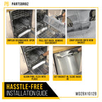 Dishwasher Utensil Basket for General Electric GE PDW9200J10BB