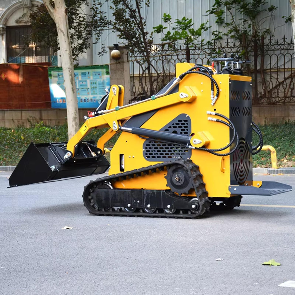 Versatile Mini Skid Steer Loader with Hydraulic Drive Electric Mini Skid Steer Compact Track Loader with