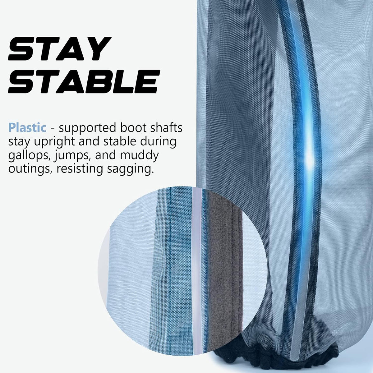All-Purpose Fine Mesh Horse Fly Boots Breathable Anti-Fly Leggings