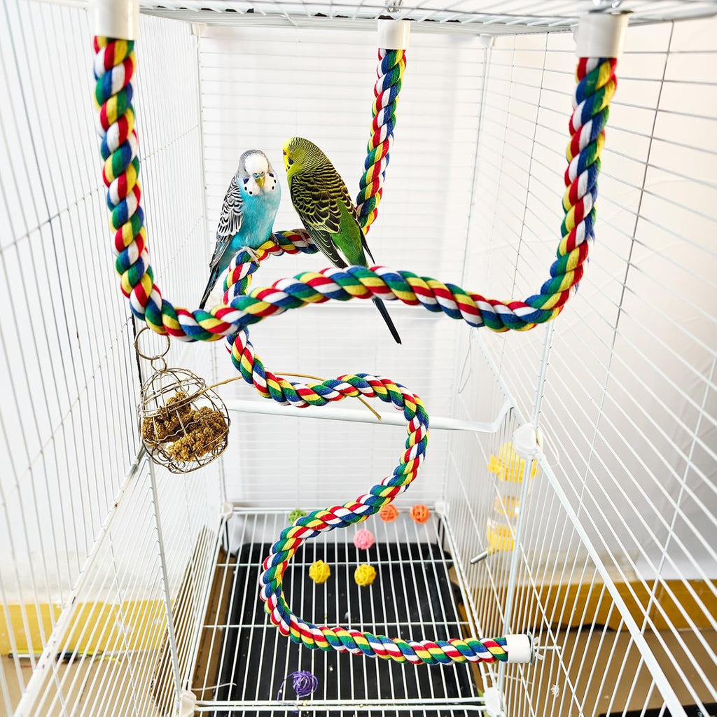 Bird Perch,Bird Rope Perch & Rope Perch 24‘’/41'' | bird perches for cage,Rope Perch for