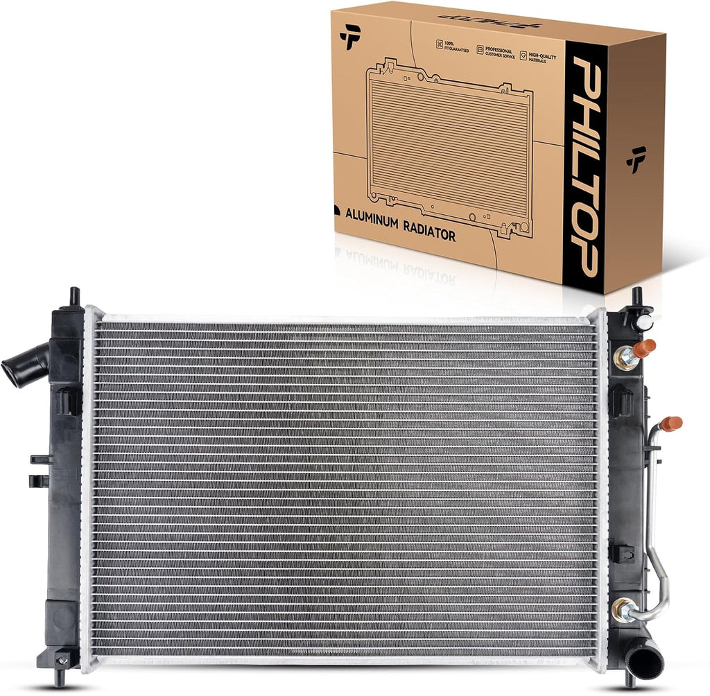 PHILTOP CU13412 Aluminum Replacement Radiator for 2014-2016 Elantra