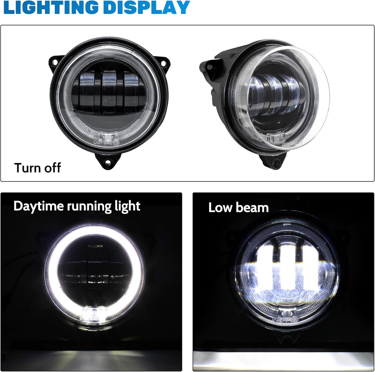 LED Headlights for Outlander 500 650 800 850 1000 2012-2022（2 PCS）