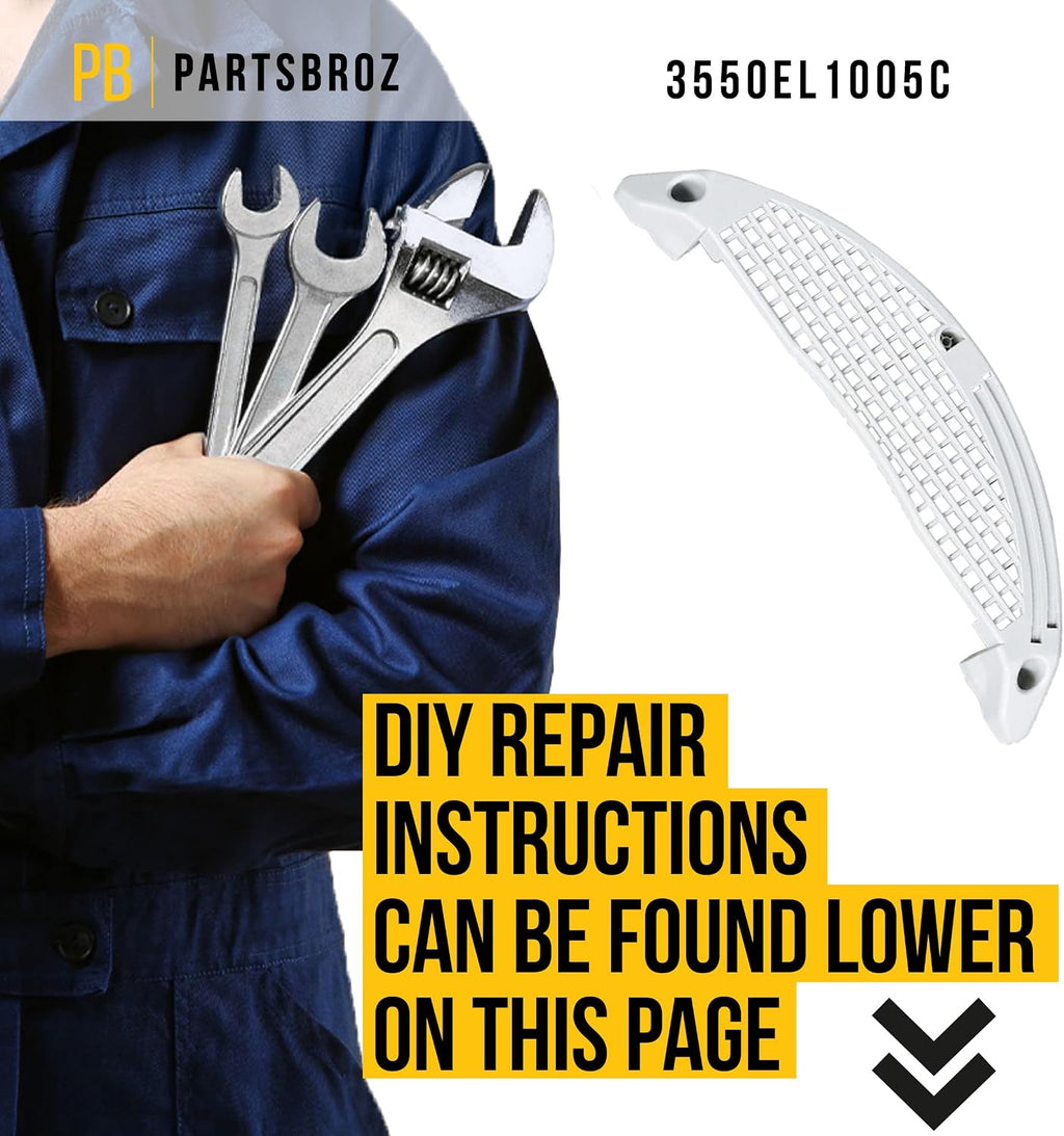 Dryer Guide Cover for LG DLEX7900BE