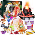 Erupting Volcano Science Kit for Kids | Gemstone Donosaur Dig Volcano, Snow Eruption Volcano, Chemistry Experiment