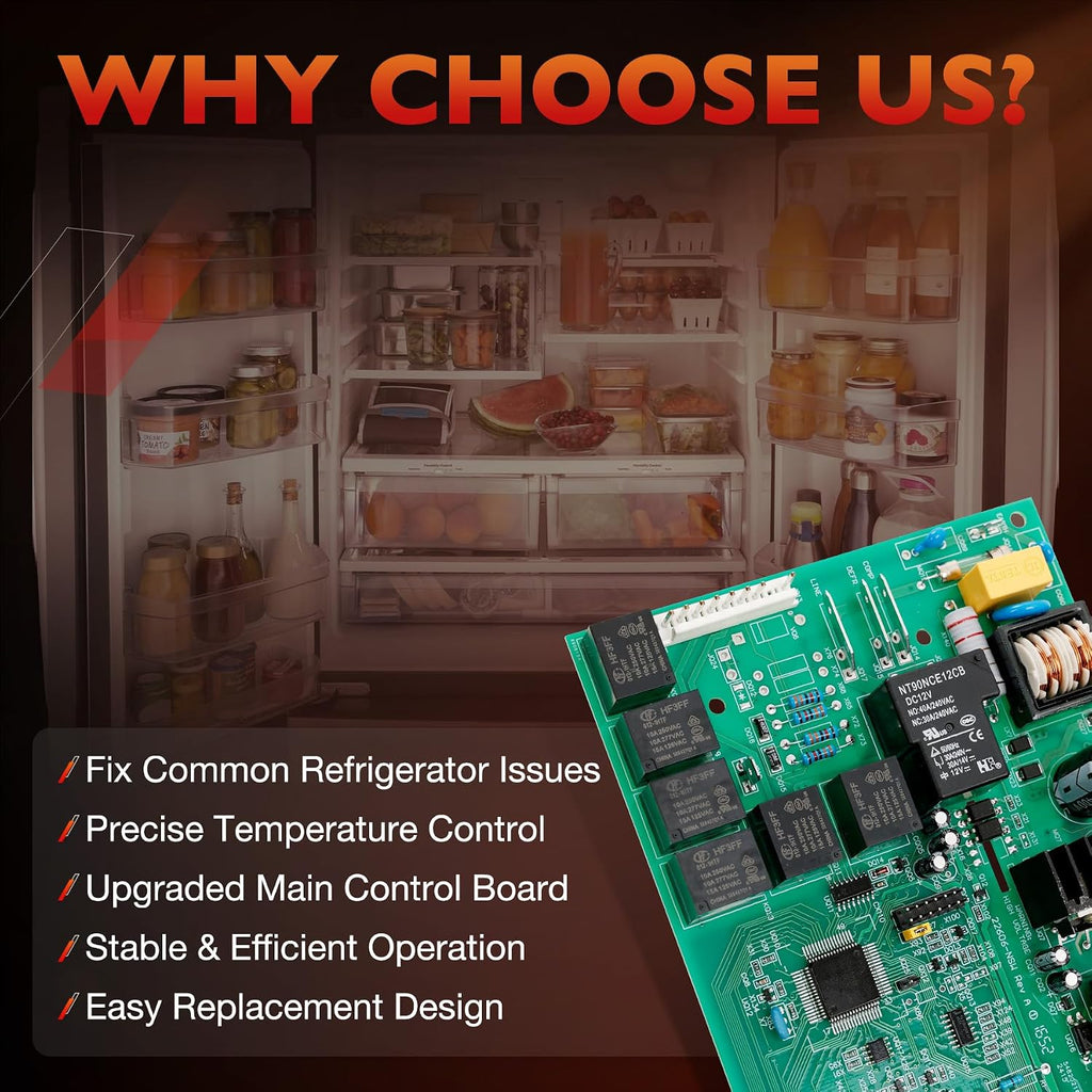 WR55X10942C Refrigerator Main Control Board Replacement