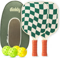 Pickleball Paddles Set of 2/4, USAPA Approved Pickleball Rackets | Graphite or Fiberglass, 2/4 Rackets, 4 Balls and 1