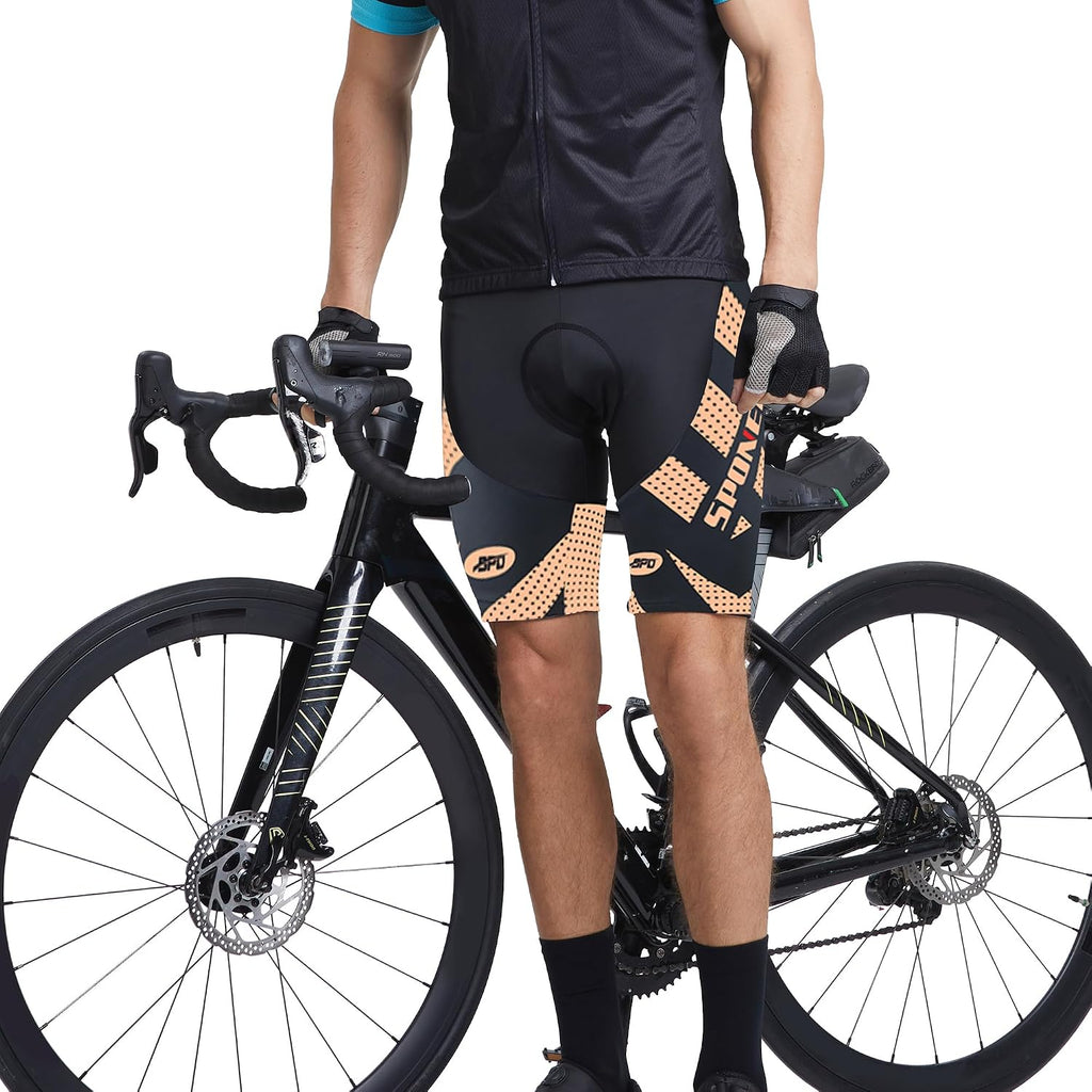 Men's Cycling Shorts Padded Bicycle Riding Pants Bike Biking Clothes Cycle Wear Tights