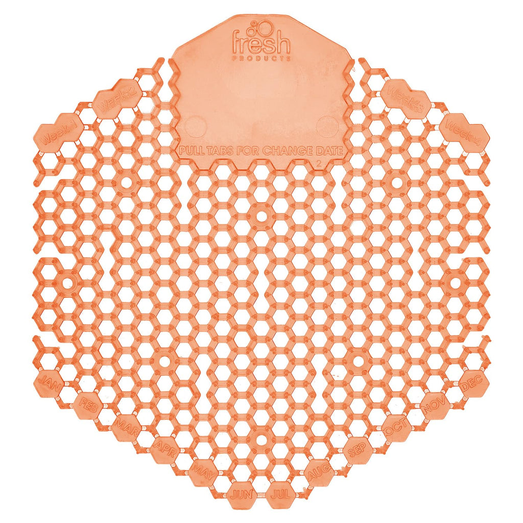 Wave 3D Urinal Screen Deodorizer, Mango, 10 packs