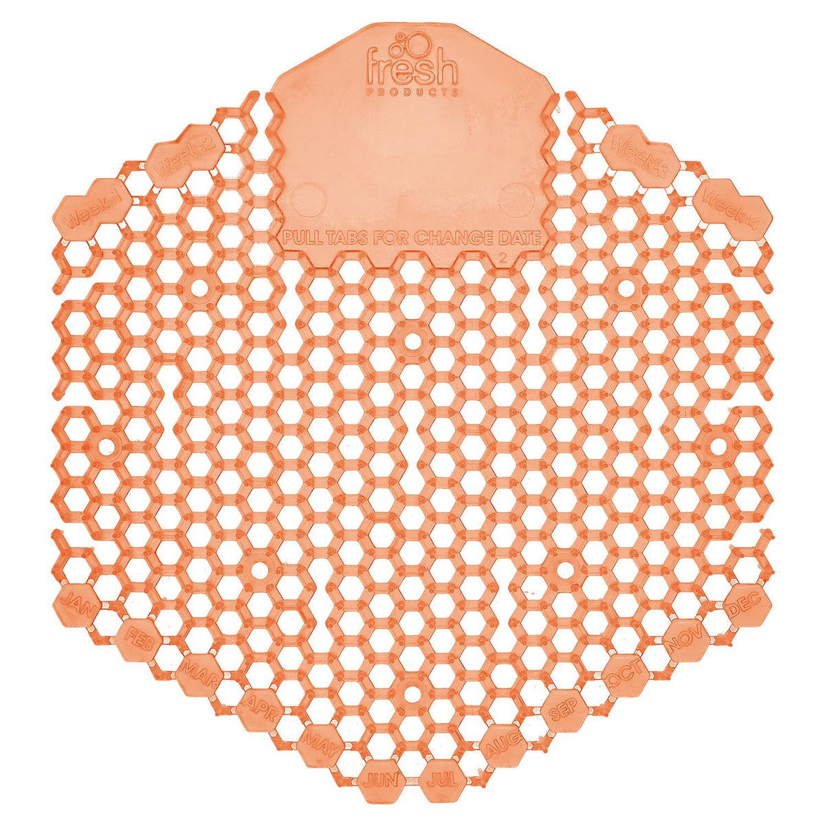 Wave 3D Urinal Screen Deodorizer, Mango, 10 packs