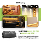 SELECT Lighting 24V, 60W Dimmable LED Driver