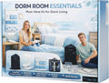 Dorm Room Essentials Set, 5-Piece College Dorm Essentials Kit for Girls & Guys, Laundry Backpack Hamper, Shower