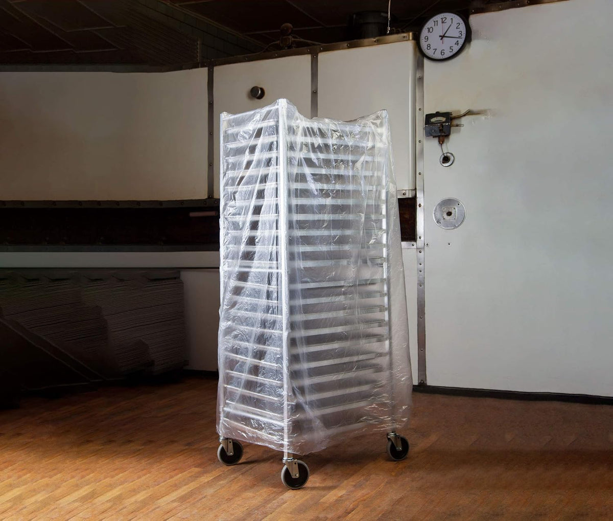 Bun Pan Rack Cover with Open End for Standard 52" x 80" Racks 50/Case