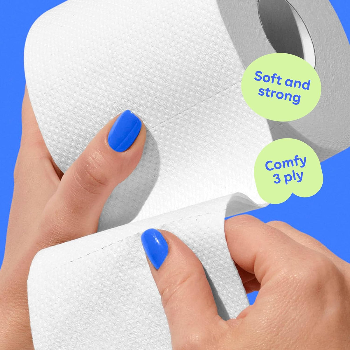 100% Recycled Double Length Toilet Paper Rolls, 330 CT