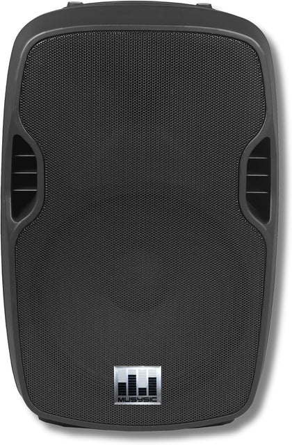 15 Inch Passive PA Speaker - 1200W Peak Power Professional | DJ Loudspeaker with Titanium Driver, ABS Cabinet
