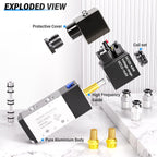 TAILONZ 3/8"NPT DC24V Solenoid Valve 2Position 5Way Junction Box 4V310-10