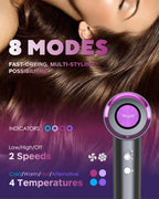 Hair Dryer, Professional High-Speed Ionic Blow Dryer with Diffuser, 1200W