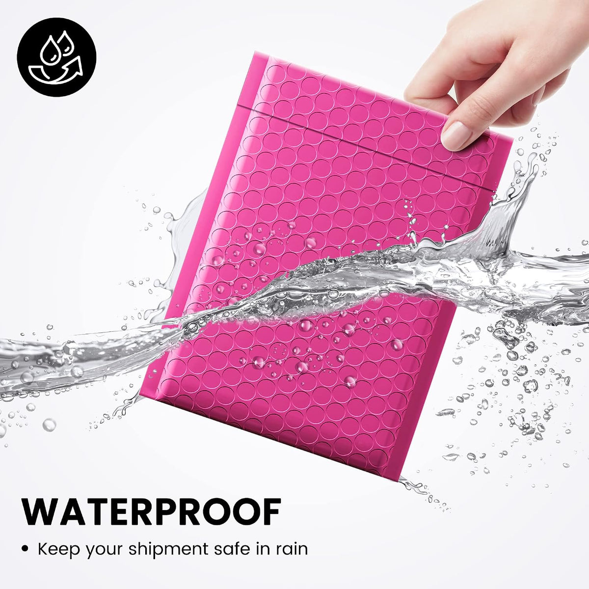 Bubble Mailers 6x10" 100 Pack Pink Thick Padded Envelopes