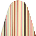 Ironing Board Cover and Pad, 4mm Felt 42"x14" | Multistripe, Heat & Scorch Resistant | Elastic Bungee Cord & Toggle