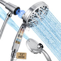 High Pressure Magnetic Shower Head with handheld - Filtered, 10 Spray Modes, 5" Large Face, Power Wash for Bathroom