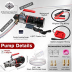 Oil Extractor Pump Compatible with DeWALT 20V & Milwaukee M18 Batteries