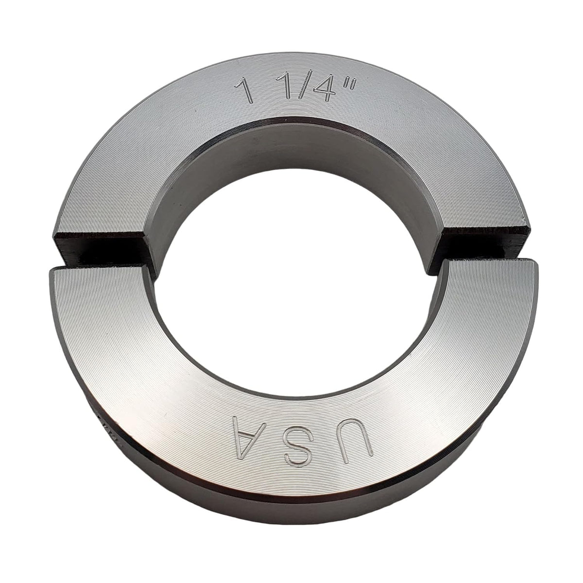 1.25" Bore Diameter - Clamping Two Piece Shaft Collar - 2024 Aluminum (2 Pack)