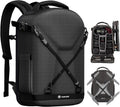 Hard Shell Camera Backpack Bag for Photographers Compact 13L TRH | 3-Side Hard Case, 14.5" Laptop Compartment