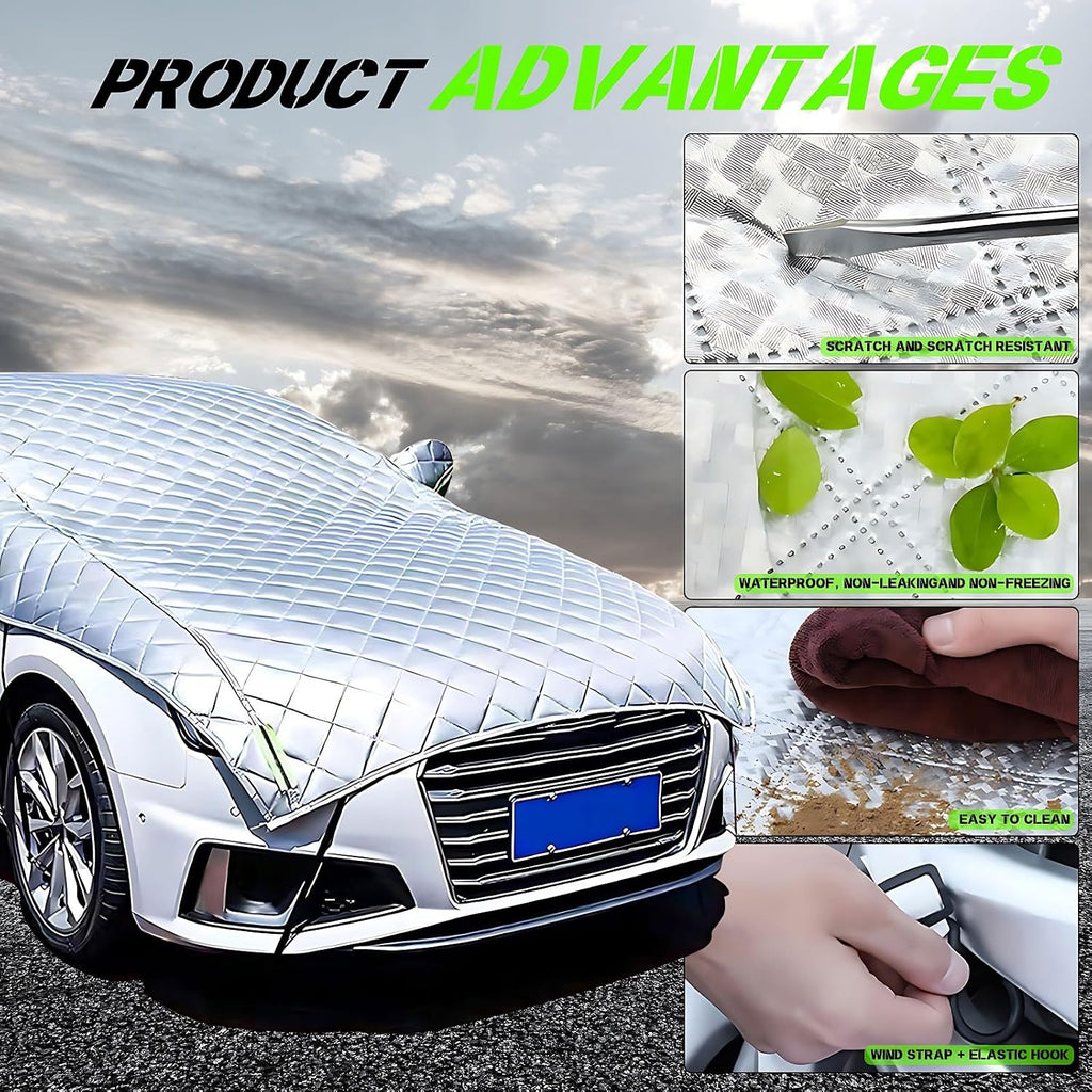 Half Car Cover Custom fit for BMW Z4 (2006-2025),Hail Protection Car Cover,Rain and Dust Protection,Sun and Hail