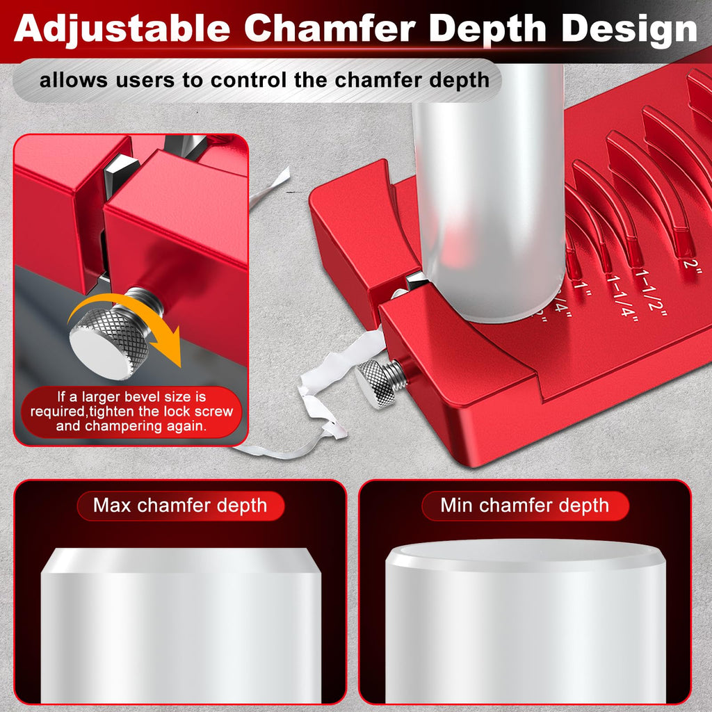 PVC Pipe Deburring Tool for External & Internal Chamfer, PVC Pipe Cutter