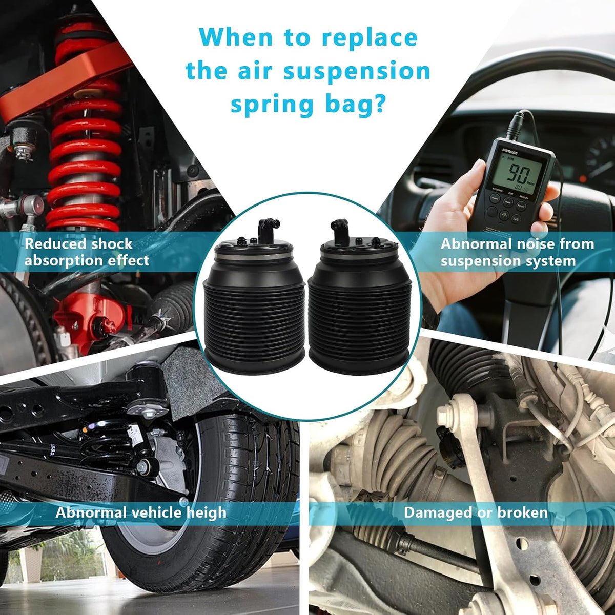 Rear Air Spring Bag Suspension Kit for Toyota 4Runner 2002-2012