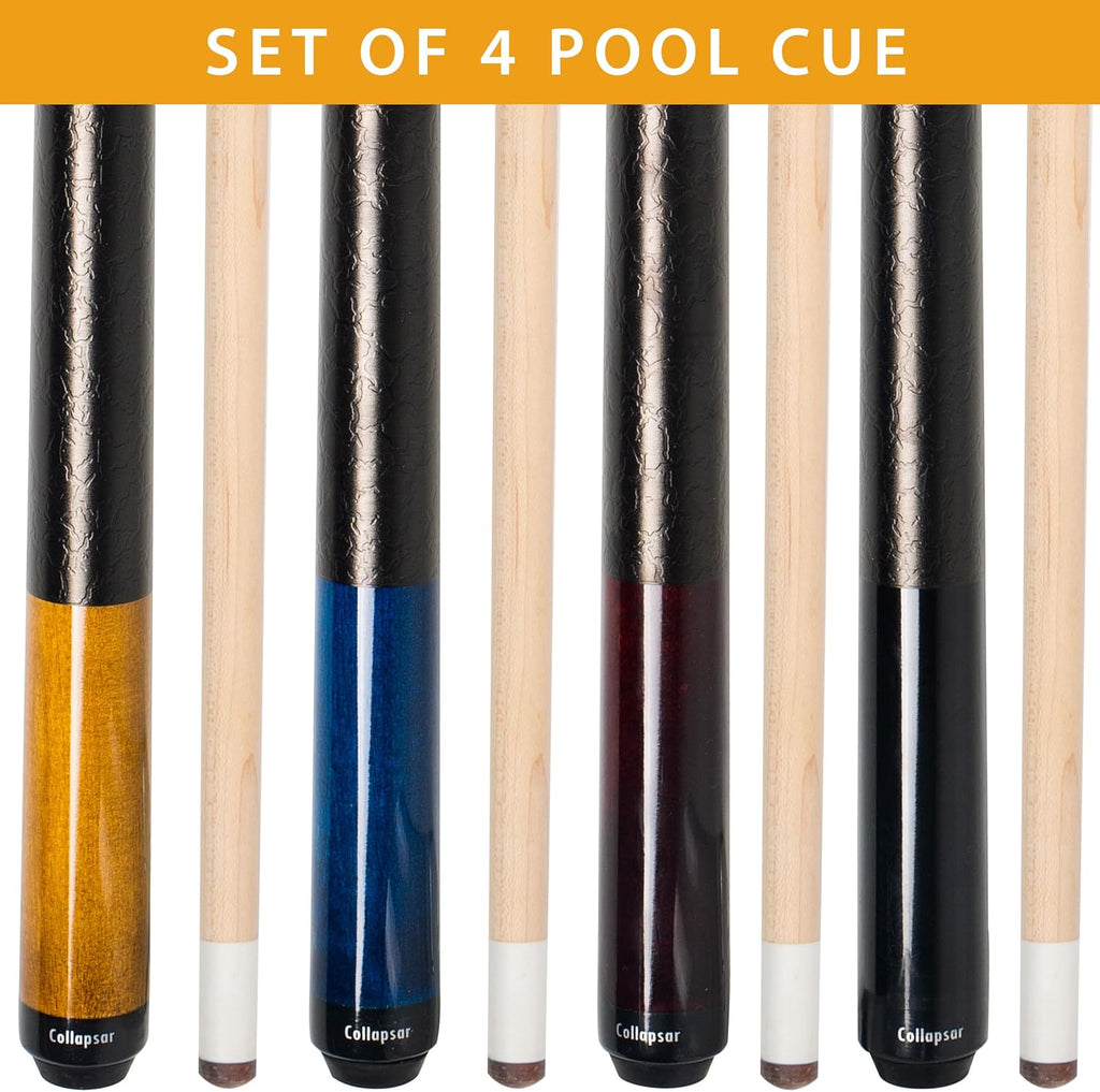 Pool Table Accessories Kit | Premium Pool Stick & Retractable Cue Bridge, Billiard Balls Set &Table Covers, Ball &