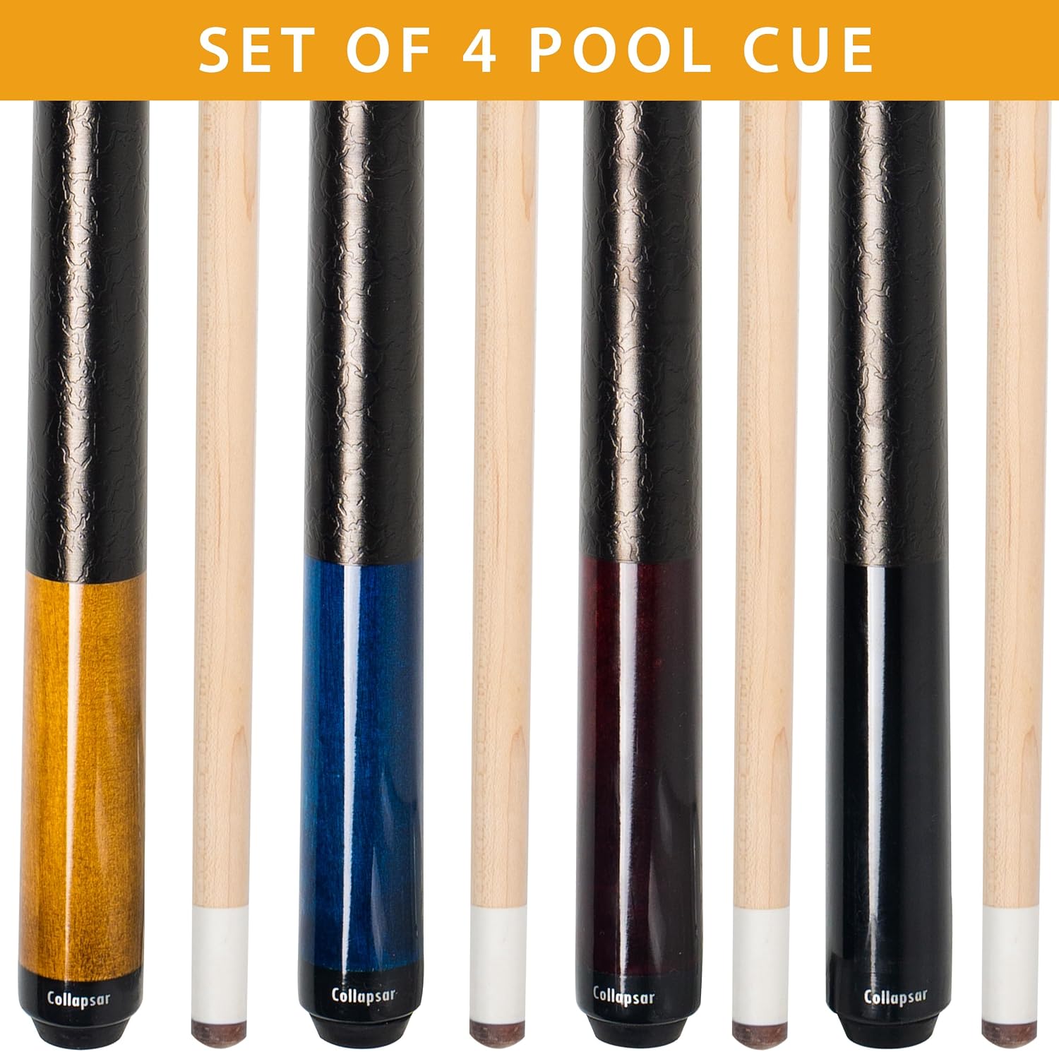 Pool Table Accessories Kit | Premium Pool Stick & Retractable Cue Bridge, Billiard Balls Set &Table Covers, Ball &