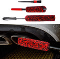Metal Free Soft Wheel Cleaner Brush, Synthetic Wool Car Cleaning Brush, Highly Water Absorption, Dense and Durable