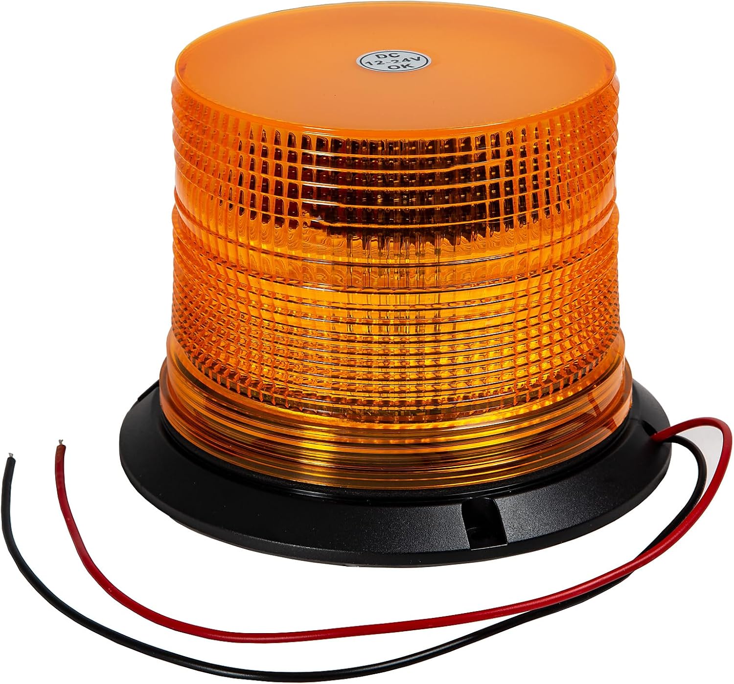 Buyers Products SL645ALP, 6.5 x 5 Inch Amber LED Beacon Light SAE J845 Class 1, Magnetic or Permanent Mount, 11 Flash