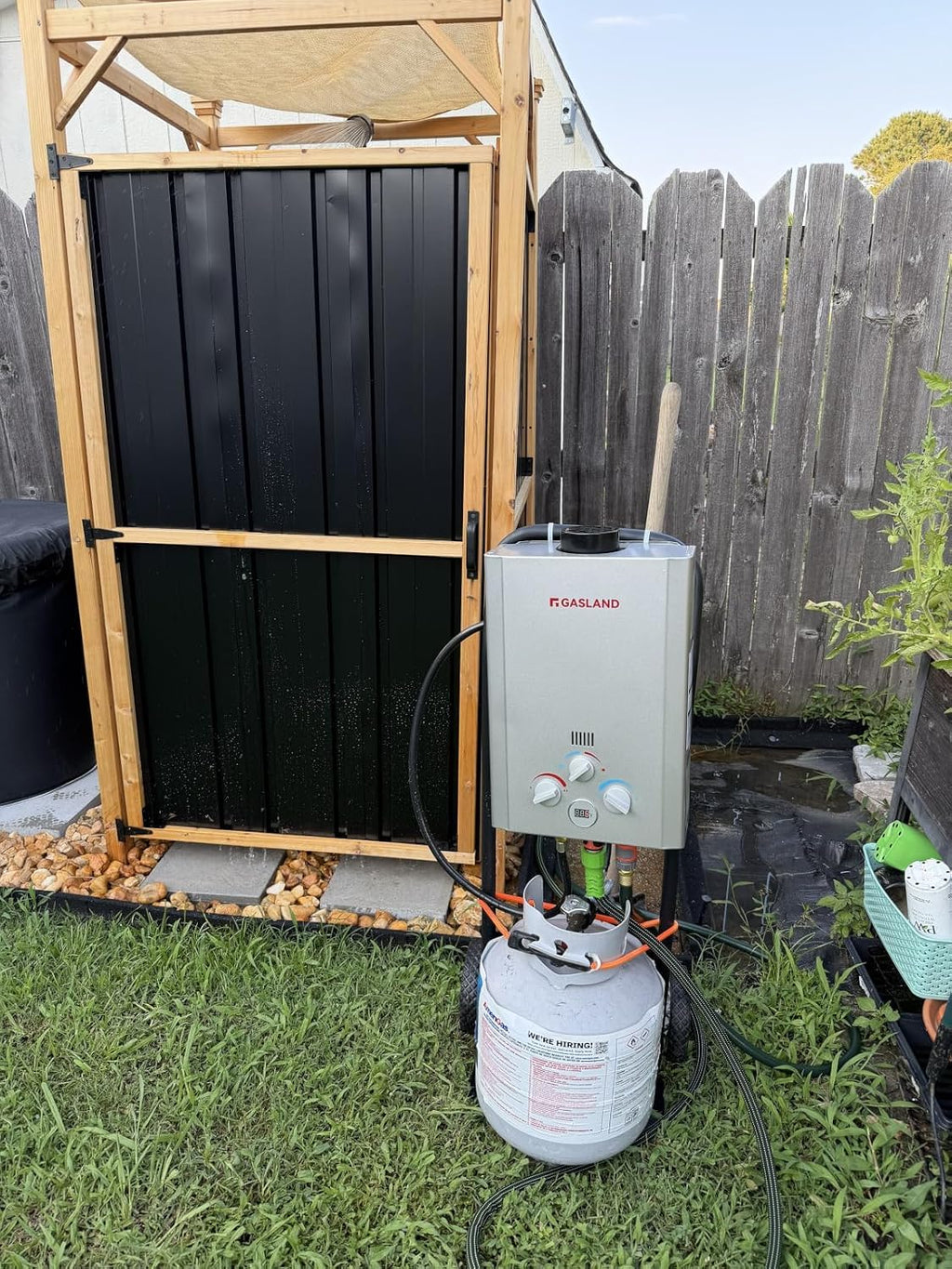BE158S Tankless Water Heater Propane | CSA Certified | 6L 1.58 GPM | Portable Outdoor Camp Shower, Overheating