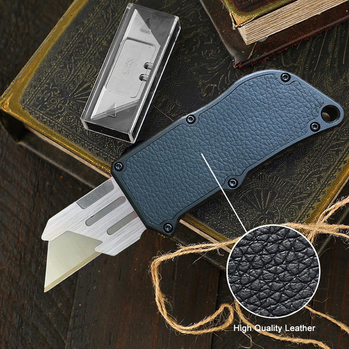 Automatic Utility Knife, Quick Change Blade Box Cutter