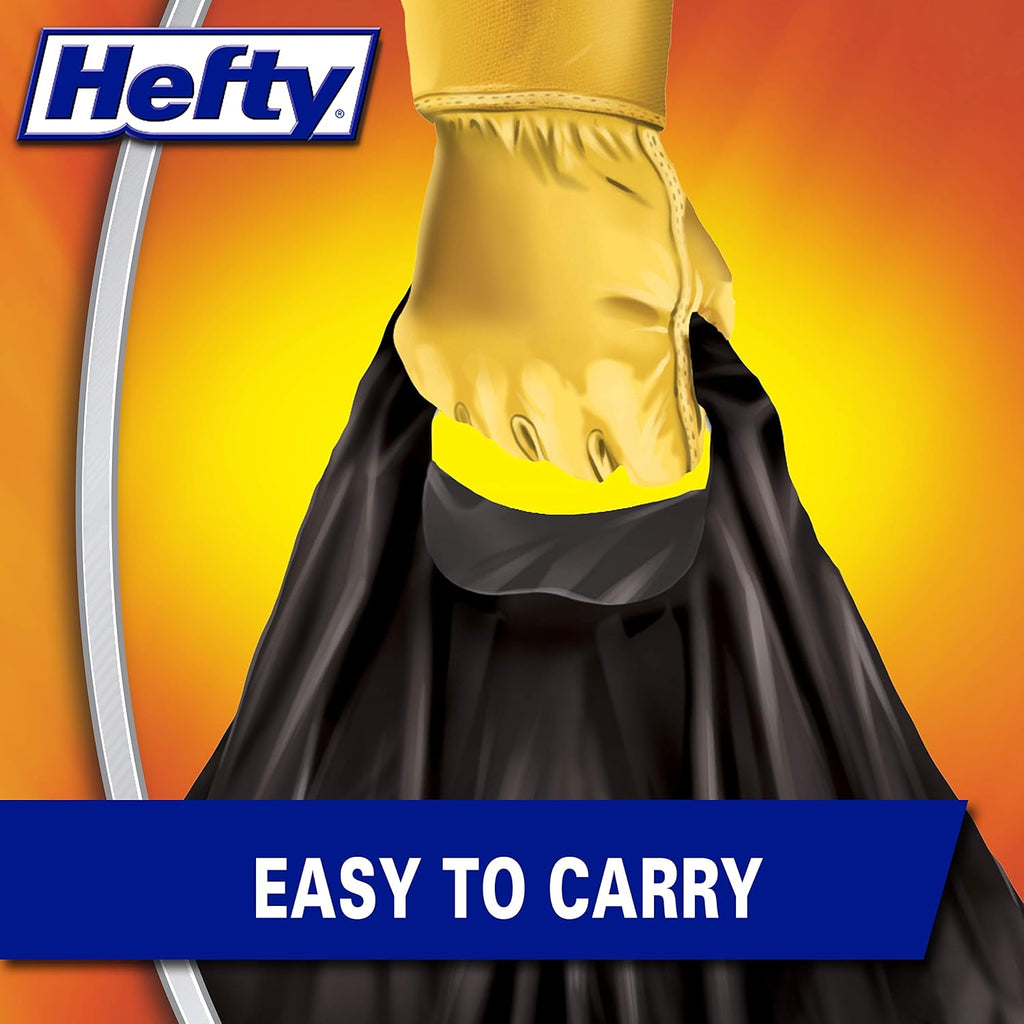 Load & Carry Heavy Duty Contractor Large Trash Bags, 42 Gallon, 26 Count