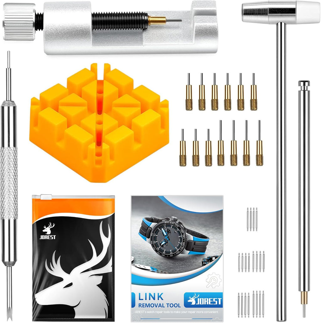 Watch Link Removal Tool, Watch Band Tool Kit, Repair Kit for Watch Bracelet Adjustment and Replacement and Resizing