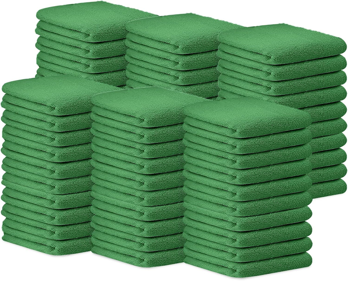 Bar Towels (Pack of 60) Size 14x17 Inches – 100% Cotton, Absorbent and Reusable Cleaning Rags, Multipurpose Cleaning