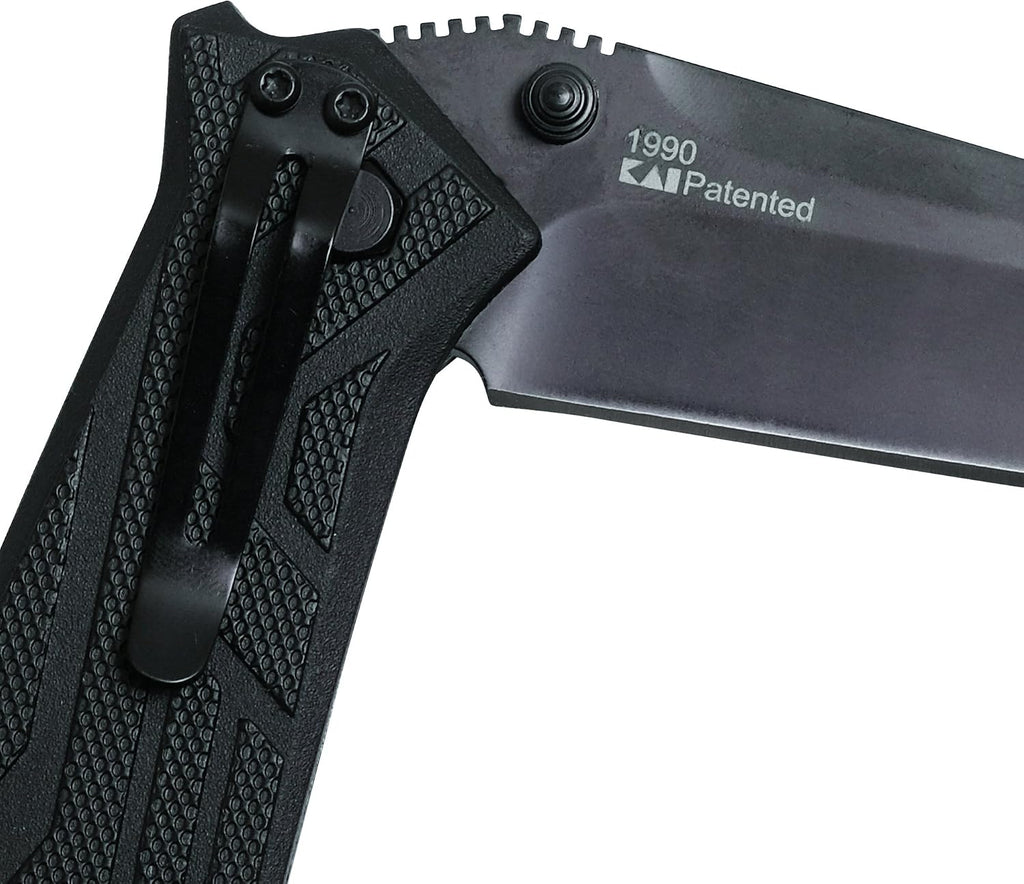 Brawler Pocket Knife, All-Black, 3 Inch Tanto Blade