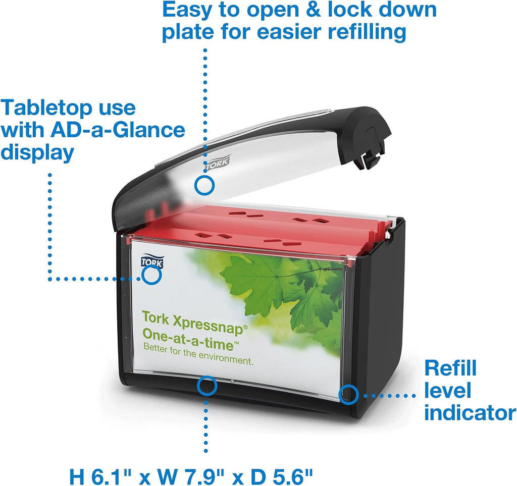 Xpressnap Napkin Dispenser Black N4, Signature Range, 6232100